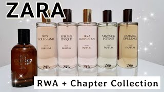 ZARA RWA  CHAPTER COLLECTION PERFUMES  ZARA fragrance haul part 1  Janice Ariz [upl. by Nesnah516]