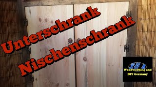 Unterschrank Nischenschrank Eckschrank selber Bauen [upl. by Idnas]