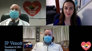 COVID Update with Masonicare President amp CEO JP Venoit and Dr Ronald Schwartz 22421 [upl. by Goulette]