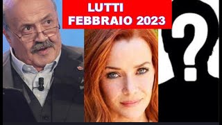 5 PERSONAGGI FAMOSI MORTI A FEBBRAIO 2023  PARTE 1 [upl. by Christen784]