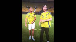 Ronaldo Teaches Mr Beast SUIII🤣🤝ronaldo cristiano mrbeast shorts funny suiii trending viral [upl. by Yelekalb]