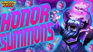 HONOR SUMMONS DUNGEON BOSS CRAZY PULLS [upl. by Nawoj]