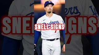 BREAKING Blake Snell Signs With The Los Angeles Dodgers mlb shorts [upl. by Genevra]