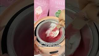 Isn’t it simple😍yeelen yeelenwax waxpotcleaning cleaning cleaningtips satisfying hardwax [upl. by Jamison]