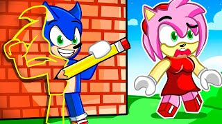 Become What You Draw HIDE and SEEK with Sonic amp Amy [upl. by Strader583]