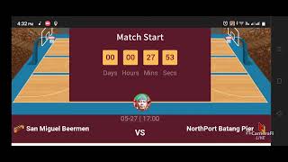 PBA ON TOUR 2023  SAN MIGUEL VS NORTHPORT LIVE SCOREBOARD [upl. by Elleinod]