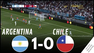 ⚽ Argentina 10 Chile 🏆COPA AMERICA 2024  Highligths  Simulación y recreación de videojuego [upl. by Merna]