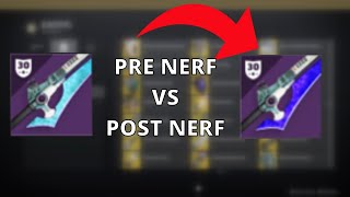 Eager Edge Pre Nerf VS Post Nerf [upl. by Byran]