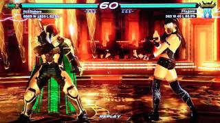 Tekken 6  its33inhere Lars VS FYagami Lili [upl. by Korie707]