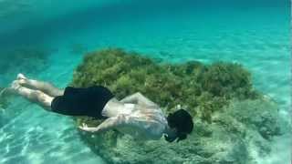 Underwater swim at nice beach [upl. by Gnay]