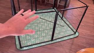 FXW HomePlus Dog Playpen Designed for Indoor Use review [upl. by Arber325]