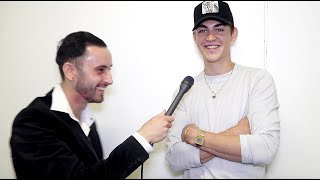 Hero Fiennes Tiffin on playing young Tom Riddle working with Michael Gambon and more [upl. by Ayatnohs]