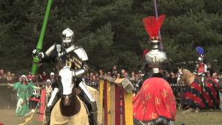 Jousting Tournois du Lys DArgent Quebec 2010 [upl. by Werd181]