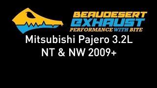 Beaudesert Exhausts Mitsubishi Pajero 32L NTNW [upl. by Mandeville]