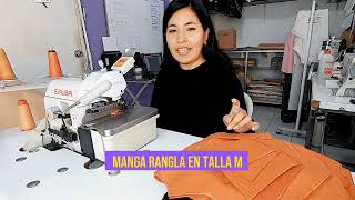 Confeccionando de una polera remera de mujer manga RANGLAN [upl. by Namajneb]