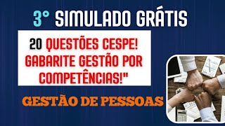 20 Questões CESPE sobre Gestão por Competências [upl. by Nnylamme930]