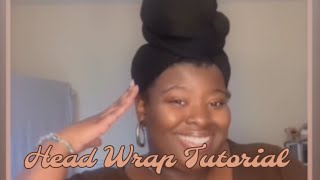 Head Wrap Tutorial [upl. by Yekcin]