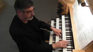 Gabriel Pierné Cantilène op 27 no 2 Kevin Laplante organ [upl. by Akenahs]