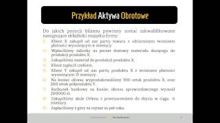 5a Przykład aktywa obrotowe [upl. by Xer]