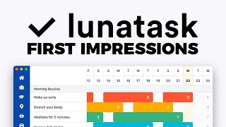 LunaTask Full Review [upl. by Werna]