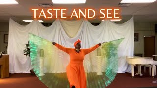 “Taste and See”  Israel amp New Breed  WingsPraise Dance by Evangelist Fatica Ayers  1132024 [upl. by Minor]