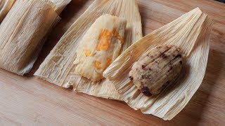 How to Make 2 Types of Tamales de Dulce Sweet Tamales RECIPE  The Sweetest Journey [upl. by Gerianne]