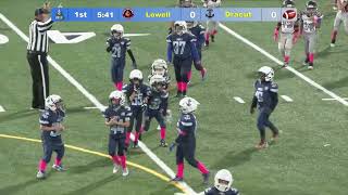 Pop Warner Football 9U Lowell vs Dracut 101924 [upl. by Miculek]