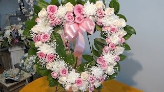 How to make open heart sympathy arrangement [upl. by Aeslehs879]