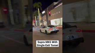 Supra MK5 With Single Exit Tomei So Loud shorts [upl. by Karb]