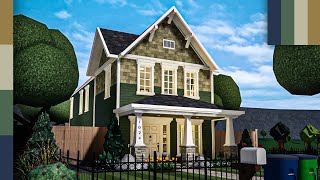 Bloxburg Realistic 2Story Starter House  Roblox Bloxburg  250k [upl. by Schnorr]