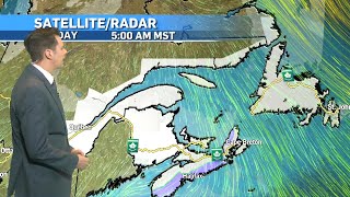 Major winter storm headed towards Atlantic Canada [upl. by Enelrak674]