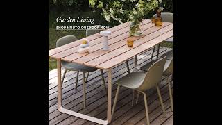 Garden Living  Muuto Outdoor Collection at Living Edge [upl. by Adnir]