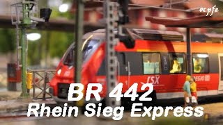 Piko BR 442 RSX in Gleis 2 H0 Modelleisenbahn [upl. by Fausta]