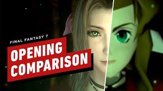 Final Fantasy 7  Opening Comparison [upl. by Ognimod704]