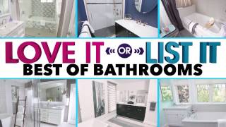 Love It or List It Best Bathrooms [upl. by Ehpotsirhc]