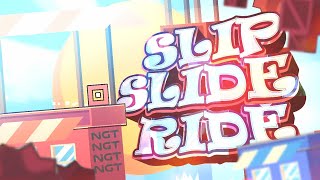 Slipslide Ride by NGTofficial Harder 7 Geometry Dash22 [upl. by Einnoc]