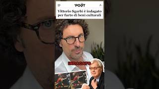 Sgarbi è indagato per furto di beni culturali [upl. by Ennovart]