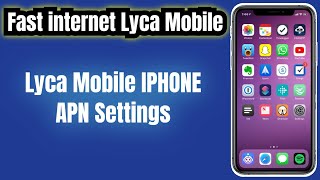 lyca mobile data network Settings iphone  lyca Mobile internet settings [upl. by Franciscka]