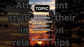 Attachment styles and thier impacts on relationship💯💯shots viralvideo viralshorts [upl. by Huntington]