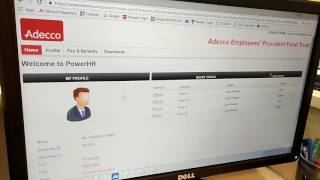 How to check pf balance of adecco trust [upl. by Eciuqram51]