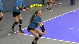 Munciana Peppers Youth Volleyball Training Pt 3 [upl. by Elorak]