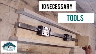 10 Essential Tools for a small carpentry workshop [upl. by Etteuqram335]