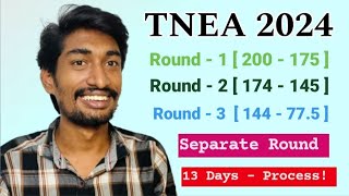 TNEA 2024 Counselling Round Prediction amp Explanation Video  13 Days Process  TTG [upl. by Rehpotsirhk]