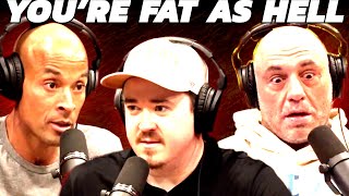 David Goggins Calls Out Shane Gillis For Being FAT w Joe Rogan [upl. by Simsar779]