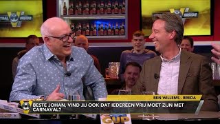 quotVrij met carnaval wat een onzinquot  VOETBAL INSIDE [upl. by Leia]