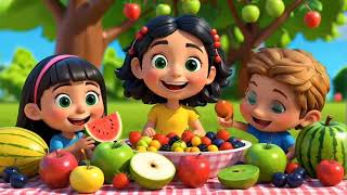 Fruits Song for Kids A Fun and Colorful Learning Adventure [upl. by Onia959]