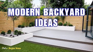 Inspiring Modern Backyard Ideas Sleek And Stylish Small Modern Backyard Ideas [upl. by Ilrahs552]