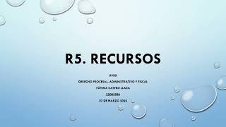 R5 Recursos [upl. by Novhaj]