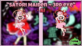 “Satori Maiden  3rd Eye” except AI continues the song touhou [upl. by Akihdar]