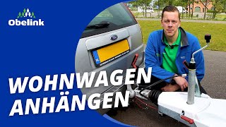 Wohnwagen anhängen Wie muss ich meinen Wohnwagen ankuppeln  Obelink [upl. by Byrd]